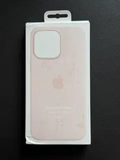 アップル iPhone 15 Pro Max シリコンケース ライトピンク