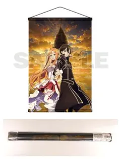 キリト＆アスナ B2タペストリー ソードアート・オンライン ゲームクリア記念