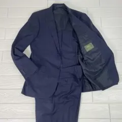 グリーンレーベルリラクシング× 高級REDA メンズ　スーツセットアップ