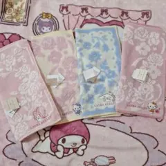 LAURA ASHLEY キティ マイメロ シナモロール 4枚 ハンカチのサムネイル