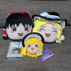 【４個セット】東方Project　 ゆっくりしていってね!!!　霧雨魔理沙　霊夢