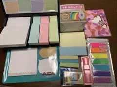 付箋　サイズ、カラー色々