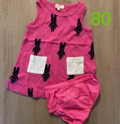 HusHush   タンクトップ　babyGap   パンツ　80