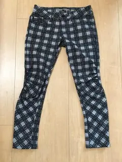 ☆値下げ☆美品！ダブルスタンダード！チェックストレッチパンツ