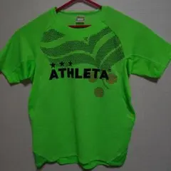 ATHLETA サッカーウェア プラクティスシャツ ネオングリーンL 新品のサムネイル