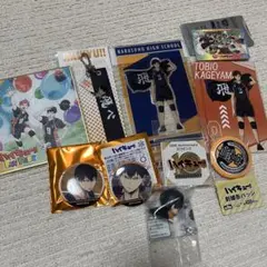 ハイキュー!! 影山飛雄　アクスタ　缶バッジ　ピンズ　キーホルダー　色紙
