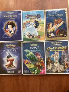 ディズニー DVD 6本セット