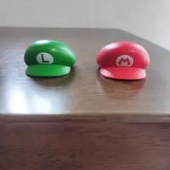 マリオ ルイージ キャップ型 ミニチュア 2個セット