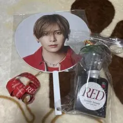 RYOSUKE YAMADA 山田涼介 RED ペン ライト＆うちわセット - メルカリ