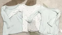 UNIQLO　コットンフライスインナー 長袖　3枚セット　サイズ90