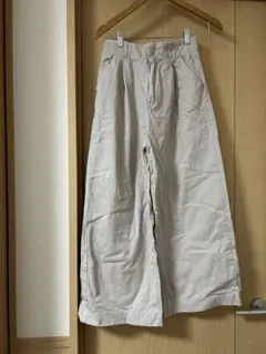 ピンク ワイドパンツ