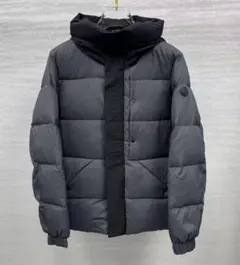 モンクレール ダウン グレー L相当 美品 人気