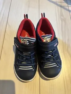 OSKOSH ネイビー/レッド スニーカー 19.0cm