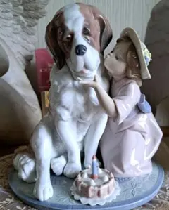 リヤドロ　LLADRO ☆「お誕生日のキッス」#6632のサムネイル