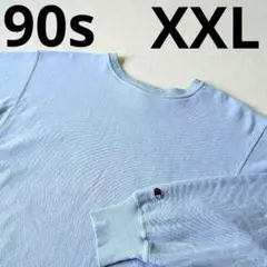 美品 90s XXL 希少色 メキシコ製 目無し チャンピオン リバースウィーブのサムネイル