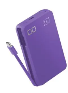【新品未開封】CIO モバイルバッテリー＆ケーブル.etc パープルセット