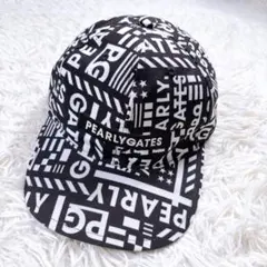 【美品⭐️フリー】PEARLY GATES パーリーゲイツ　帽子　総柄 ゴルフ