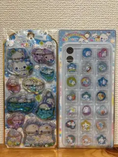 匿名配送 あわわちゃん キラコロ ウォーターシール 2枚セット