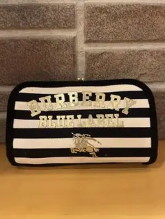 BURBERRY BLUE LABEL 二つ折り財布 ボーダーのサムネイル