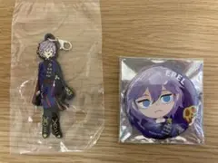 ツイステ　エペル　ラバーチャーム　缶バッジ　グリヒル