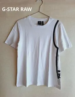 G-STAR RAW ジースターロウ 半袖ロゴTシャツ ホワイト メンズSのサムネイル