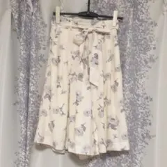 honeys ウエストリボン付き スカーチョ