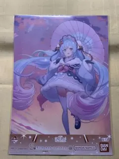 一番くじ 雪ミク SNOWMIKU ALL STARS クリアポスター S-15 - メルカリ