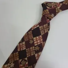 美品✨️GIVENCHY ネクタイ 幾何学模様 総柄 シルク100%