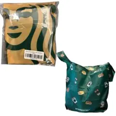 スターバックス STARBUCKS エコバック　緑色 シンガポール