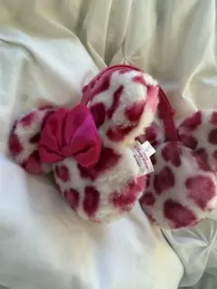 ヒョウ柄耳付きカチューシャ