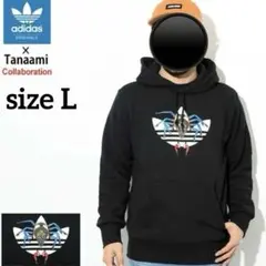 【アディダス・田名網敬一コラボ 】パーカー　プルオーバー Ｌ