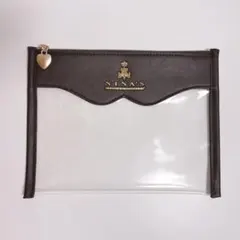 しまむら NINA'S 青木美沙子 クリアポーチ ブラウン