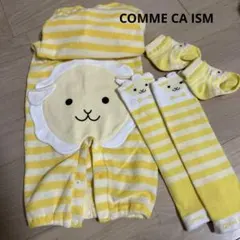 COMME CA ISM コムサイズム ひつじ ロンパース コンビドレス