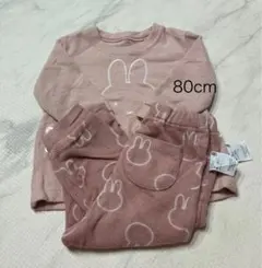 ユニクロ　フリースパジャマ　80cm ミッフィー