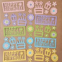 ダイカット クラフトパンチ Happy Birthdayセット。⁠*゜⁠+ - メルカリ