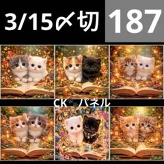 新柄♥️期間限定レアパネル生地　猫パネル生地　6柄セット　CKパネル