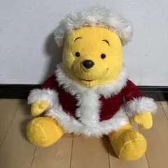クリスマス　プーさんぬいぐるみ