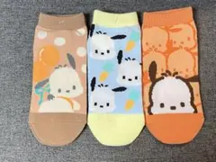 【新品】ポチャッコ キッズ靴下 3足セット 21〜23 レディース