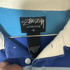 00sStussy ボーダー ポロシャツ y2k 金タグのサムネイル