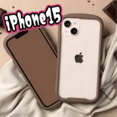 ブラウン iphone15 iPhoneケース TPU シンプル ケース