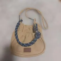 CPCM PUパラコードギャザーミニショルダーバッグ