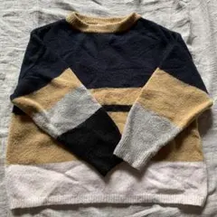 ロデオクラウンス　ボーダー　ニットアンサンブル