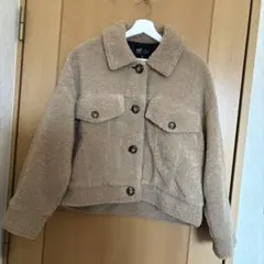 ZARA trf collection ベージュ ボアジャケット S