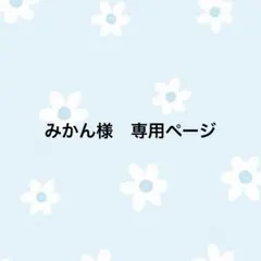 みかん様　専用ページ
