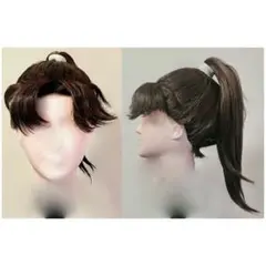 忍たま 山田利吉風 セット済みウィッグ コスプレ - メルカリ