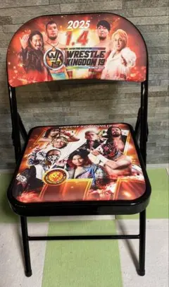 新日本プロレス 椅子 WK18】2024 年1月4日東京ドーム「ロイヤルシート」の特典は“特製パイプ