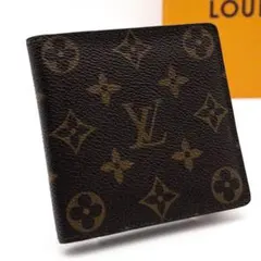 【極美品】 ルイヴィトン ポルトフォイユマルコ モノグラム 二つ折り財布