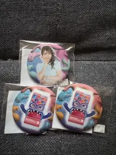 仮面ライダーガヴ 甘根幸果 宮部のぞみ 缶バッジ TOSくじ　セット　ゴチゾウ