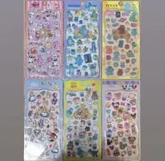 ⭐︎新品⭐︎ ディズニー プチドロップステッカー 6種セット③