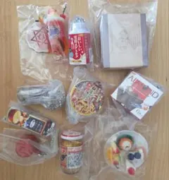 ②食品系のガチャまとめ売り　9点